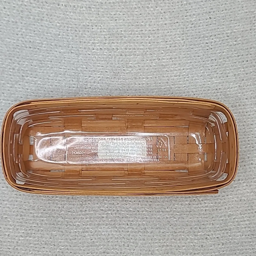Longaberger Handmade Woven Vintage 1999 Classic Cracker Basket 14508 with Insert